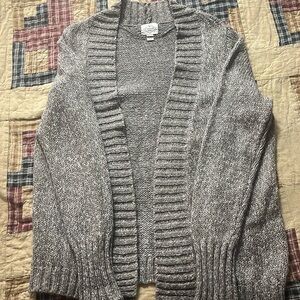 Tan cardigan from St. John’s Bay.